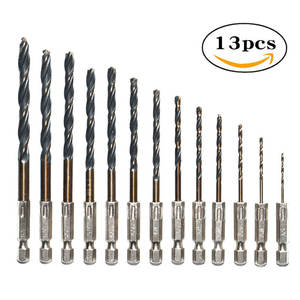 ชุดดอกสว่านเหล็กกล้าความเร็วสูงแบบหกเหลี่ยมสำหรับงานขายส่ง ดอกสว่านอเนกประสงค์สำหรับสแตนเลส ใช้กับสว่านไฟฟ้า - Product Image 4
