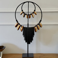 Ornements en coquillages faits à la main pour la décoration douce des chambres d'hôtes et des hôtels, style nordique, artisanat chinois