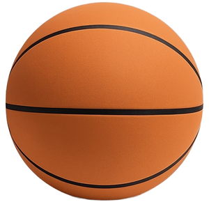 Ballon de basketball taille 7 officiel, prix usine, matériau PU, logo personnalisé, ballon d'entraînement durable, caoutchouc butyle de haute qualité - Product Image 1