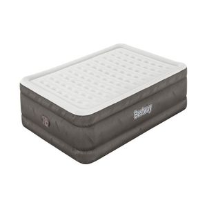 Bestway 69050 Fortech – matelas pneumatique Queen avec pompe à courant alternatif intégrée, matelas gonflable