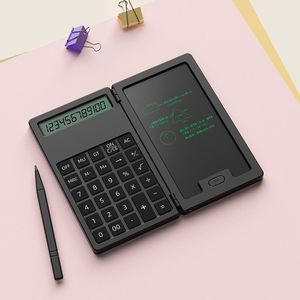 Smart Home Mini Foldable 12-Digit Scientific Calculators with 5Inch LCD Notepad <b>Writing</b> <b>Pad</b> With Stylus for Students Office - Product Image 2