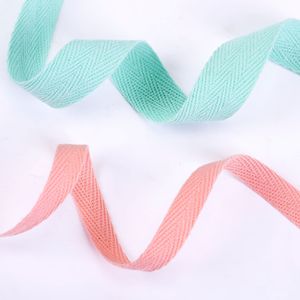 Factory Herringbone Polyester Twill Christmas <strong>Ribbon</strong> and Gift Packing Webbing <strong>Ribbons</strong> Tape - Product Image 6