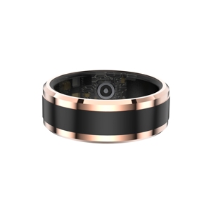 Bague connectée de suivi d'activité, moniteur de sommeil, fréquence cardiaque et température corporelle, étanche IP68, en acier inoxydable, tracker de santé portable - Product Image 6