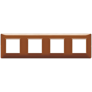 Plaque d'interrupteur mural Reflex Tobacco 8M, configuration 2+2+2+2, longueur 34 mm, hauteur 0,9 mm - Product Image 1