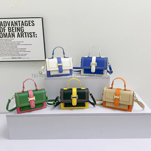 Manufacture Wholesale Candy Color Bags Ladies Retro Cover Bag <b>Handbag</b> Soft <b>Small</b> Leather Shoulder Bags for Ladi Tanjing - Product Image 2