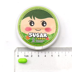 Halal Fruity <strong>Sugar</strong> Pressed Tablet <strong>Candy</strong> in a Circular Box - Product Image 6