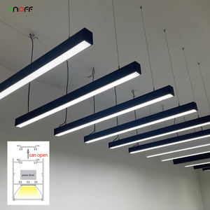 Lampada LED Lineare a Profilo 55x75mm, 100lm/w, Alta Luminosità, Lampada Sospesa Lineare per Negozi, Uffici - Product Image 1