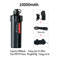 Batterie au lithium-ion rechargeable portable 10000mAh 14.8V, batterie pour moulinet de pêche, batterie pour la pêche en haute mer