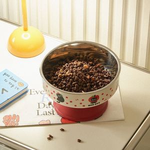 Stainless Steel Pet Bowl For <b>Cats</b> And Dogs Anti Tipping Non Slip Large Diameter Neck Protection <b>Feeder</b> - Product Image 4