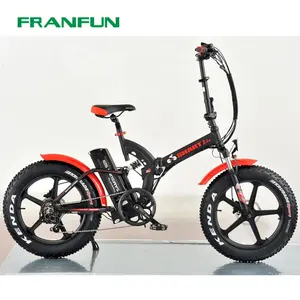 Youpin FRANFUN — vélo fat bike de plage cruiser, à pneus larges, suspension complète, 20 pouces