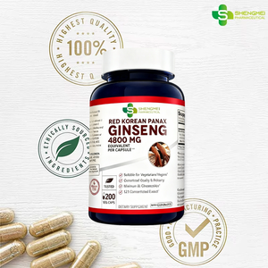 맞춤형 중국 인삼 캡슐 은행나무/인삼 캡슐 체중 증가 보조제 인삼 하드 캡슐 - Product Image 4