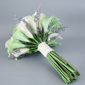 Têtes de lili de couleur personnalisées en usine Bouquet d'ampoules artificielles Mini <span class=keywords><strong>Calla</strong></span> <span class=keywords><strong>Lily</strong></span> Vente en gros - Product Image 6