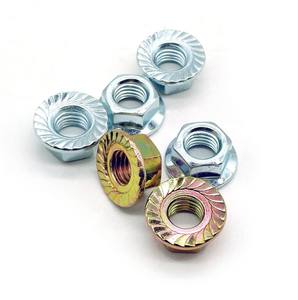 <span class=keywords><strong>Evian</strong></span> Tools Supply Q215 Écrou à bride à tête hexagonale en acier au carbone de qualité 4.8 pour usage industriel Surface zinguée - Product Image 1