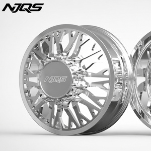 ล้อฟอร์จ NJQS ขนาด 8x200 8x180 10x225 10x285.75 แบบคู่ ขัดเงา สำหรับ F350 F450 Silverado 3500 - Product Image 2