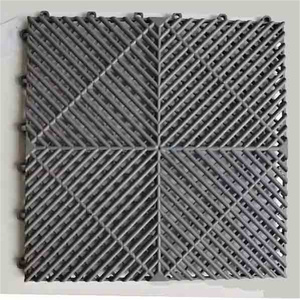 Dalles de <span class=keywords><strong>garage</strong></span> modulaires pour lavage de voitures, emboîtables, robustes, épaisses, colorées, en plastique ventilé, pour le detailing automobile - Product Image 4