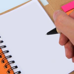 Factory Straight Hair Spot Wholesale <b>Notes</b> Can Tear Office Combination Business Kraft Paper <b>Notes</b> with Notebook - Product Image 2