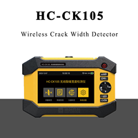 Détecteur de fissures sans fil HC-CK105 pour murs et sols, portée 0-10 mm, précision standard, garantie 1 an, écran 5 pouces, protection IP55