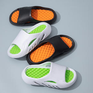 Accepter des couleurs de logo personnalisé Pantoufles à <span class=keywords><strong>message</strong></span> de grande taille Pantoufles de salle de bain pour hommes et femmes - Product Image 1