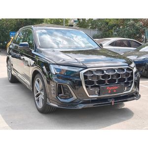 Diffuseur de lèvres avant de style Rspider en fibre de carbone 100% <span class=keywords><strong>s</strong></span>èche - pour <span class=keywords><strong>Audi</strong></span> <span class=keywords><strong>Q7</strong></span> <span class=keywords><strong>S</strong></span>-<span class=keywords><strong>LINE</strong></span>/SQ7 2025-présent, protection de spoiler - Product Image 2