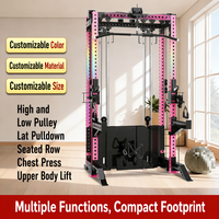 Station d'entraînement multifonctionnelle pour squats et développés couchés, équipement de fitness à domicile, support de musculation en acier pour barres