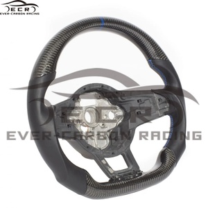 Volant en fibre <span class=keywords><strong>de</strong></span> carbone personnalisé <span class=keywords><strong>de</strong></span> haute qualité Ever-Carbon Racing ECR pour Volkswagen VW MK4 GTI - Product Image 5