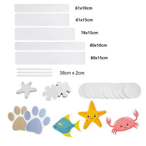 Anti-Rutsch-Sicherheits-Badewannen aufkleber Rutsch feste Dusch streifen Stufen zur Verhinderung von rutschigen Oberflächen Klares PEVA-Griff band - Product Image 2