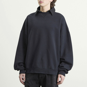 <span class=keywords><strong>Felpa</strong></span> Accogliente <span class=keywords><strong>con</strong></span> Colletto a <span class=keywords><strong>Polo</strong></span> Personalizzabile 100% Cotone di Alta Qualità <span class=keywords><strong>con</strong></span> Motivo a Dita Intere Abbigliamento Maschile - Product Image 2