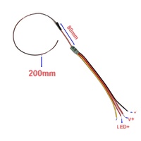 Module de contrôle PCBA pour accessoires LED de table de rivière DIY à détection tactile, effet ciel étoilé, DC3.7V-24V 2.5A, portée de détection de niveau d'eau 0.5-3cm