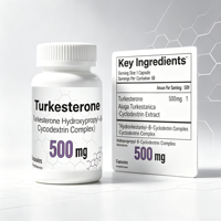 Complément alimentaire pour le développement musculaire et la beauté, Turkesterone 500 mg, capsules molles