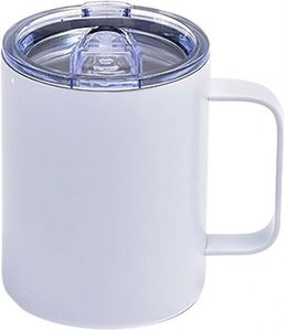 Taza de 12 oz con Tapa, Taza de Leche de Acero Inoxidable 304, Tazas de Café Resistentes a la Corrosión, Reutilizables - Product Image 2
