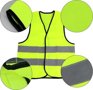 Chaleco de Seguridad Escolar de Alta Visibilidad, Malla Transpirable para Guardias de Tráfico, Estudiantes, Excursiones, Personal Voluntario, Logotipo Personalizado - Product Image 2