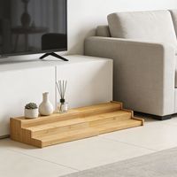 Étagère de rangement extensible en bambou à 3 niveaux pour épices, cosmétiques, soins de la peau, cuisine