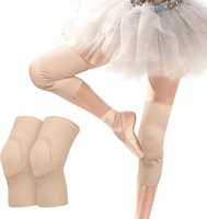 Genouillères de ballet de haute qualité, respirantes, légères, en nylon flexible, antidérapantes, anti-collision, genouillères de danse sportive