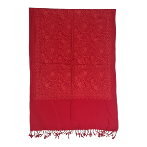 Colección de Diseñador para Mujer, Estolas Suaves y Cálidas de Lana, Bordado Intrincado a Máquina, Ligeras, Antibacterianas, Duraderas, para Invierno - Product Image 5