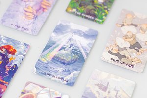 Kartu <span class=keywords><strong>Tarot</strong></span> Monsun. Tiga Versi, Gaya Seni Dongeng Penyembuhan yang Indah - Product Image 3