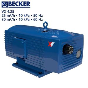 Bomba de vacío sin aceite Becker serie X, 3 HP, eléctrica, 380V, conexión de brida, descarga de 1 pulgada - Product Image 3