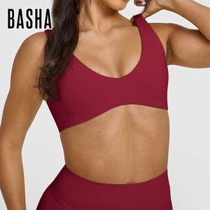 Màu sắc mới U cổ áo ngực thể thao chống sốc thu thập chạy và thể dục đồ lót áo khoác ngoài đẹp trở lại Yoga áo ngực - Product Image 5