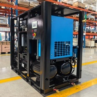 Compresseur d'air à vis de type boîte tout-en-un pour découpe laser 7,5-45KW, compresseur à vis rotatif intégré haute pression