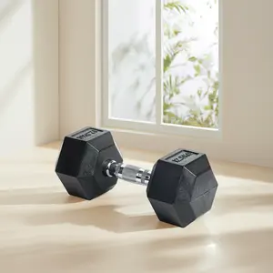 Meilleure vente directe d'usine Black Mancuernas hexagonales haltère pas cher spécifications gym façonnage exercice fitness