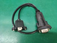 Chip FTDI USB tipo B a RS232 DB9 a usb B hembra, convertidor de cable adaptador de serie