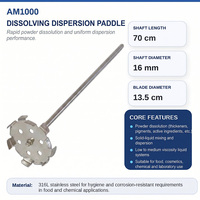 Pales de mélange à cisaillement élevé pour la dispersion des pigments de peinture et le broyage en moulin colloïdal dans des cuves ouvertes
