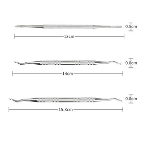 WELLFLYER NALI-012 Professional <strong>Ingrown</strong> <strong>Toenail</strong> Tools Set Precision Spoon Shaped Double-Ended <strong>Toenail</strong> <strong>Lifter</strong> - Product Image 3