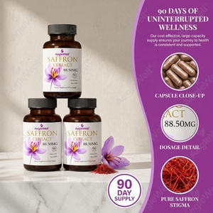 Capsules de Safran Aegelwell, capsules d'extrait de safran pour une bonne humeur, soutien du métabolisme, vitalité et amélioration de l'humeur pour les femmes et les hommes - Product Image 2