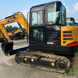 Excavatrice d'occasion presque neuve Sany SY55C Pro 5.5Ton hydraulique sur chenilles mini-pelle SY55C SY60C SY95C de haute qualité à vendre - Product Image 1