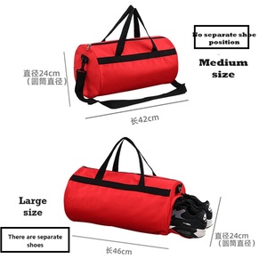 Bolsa de Gimnasio con Diseño de Logotipo de Fábrica para Hombre y Mujer con Compartimento para Zapatos y Ropa Mojada - Bolsa de Lona para Viajes, Deportes, Fitness y Entrenamiento - Product Image 2