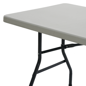 Vente en gros <span class=keywords><strong>Table</strong></span> pliante rectangulaire de 8 pieds en plastique HDPE, salle à manger de jardin moderne et légère pour <span class=keywords><strong>10</strong></span> <span class=keywords><strong>personnes</strong></span> pour hôtels et entrepôts - Product Image 2