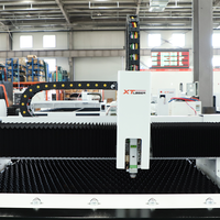 XT-H1530 tek masa 1500W/2000W/3000W/4000W Metal Fiber lazer kesim makinesi iyi fiyat