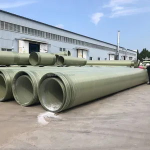 Fiberglas GRP harç boru su temini ve drenaj için