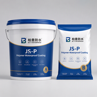Revêtement Imperméabilisant Polymère JS-P Premium – Kit 50kg (Liquide 20kg et Poudre 30kg) pour l'Ingénierie des Terrasses