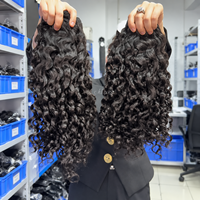 Extensions de cheveux humains bouclés naturels, lots de cheveux bruts cambodgiens, lots de cheveux bruts, extensions de cheveux bouclés naturels des Caraïbes